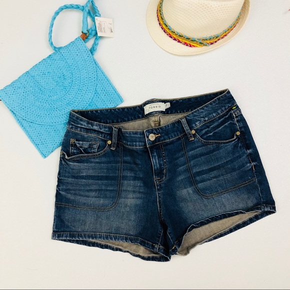 torrid Pants - Torrid Top Shop jean denim shorts